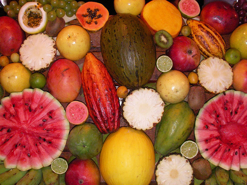 The variety of fruit in Peru is amazaing. We serve it up fresh every morning.